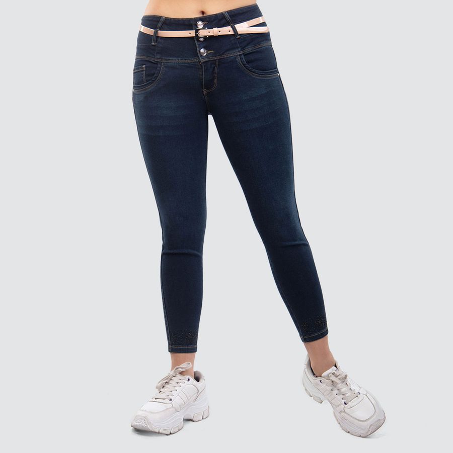 AQUA PANT. DENIM TOBILLERO LIA
