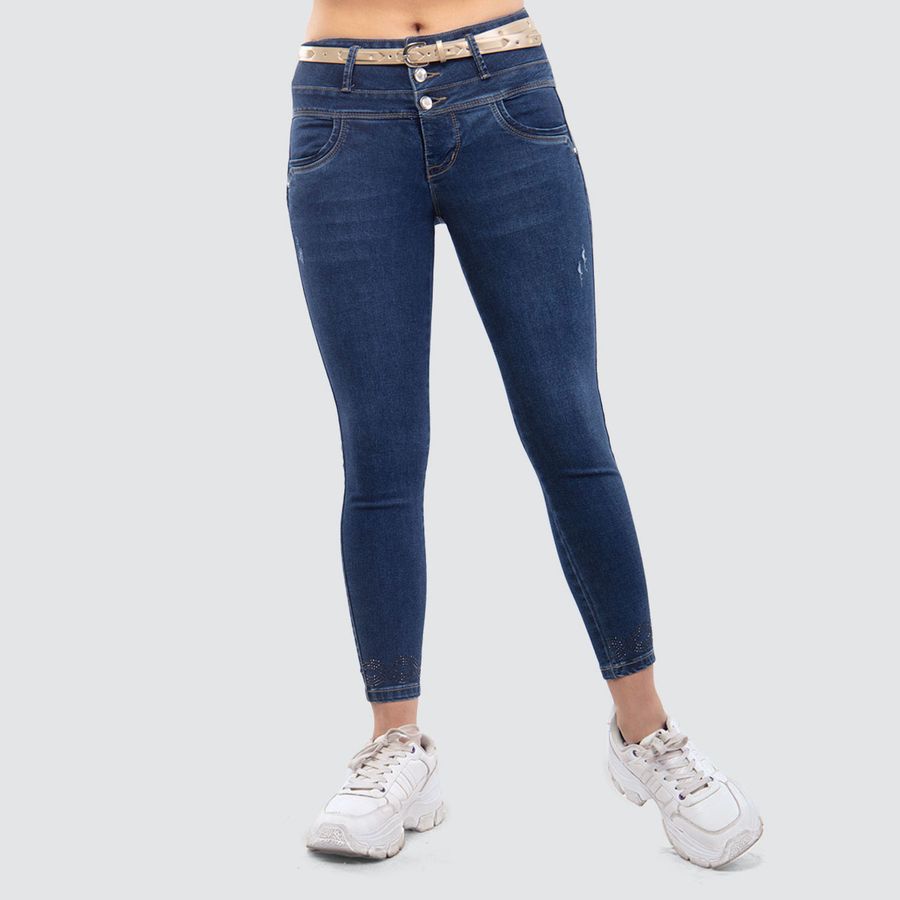 AQUA PANT. DENIM TOBILLERO LILIANA