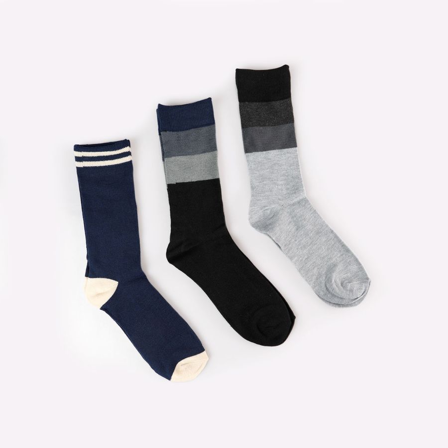 Tripack Ethan Caña Hombre Andre Mercier Medias