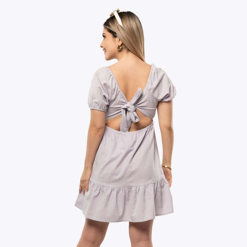 ONE STEP VESTIDO M/C C-CUADRAD SHEYLA SM LILA NEBLINA-IMAGEN-4
