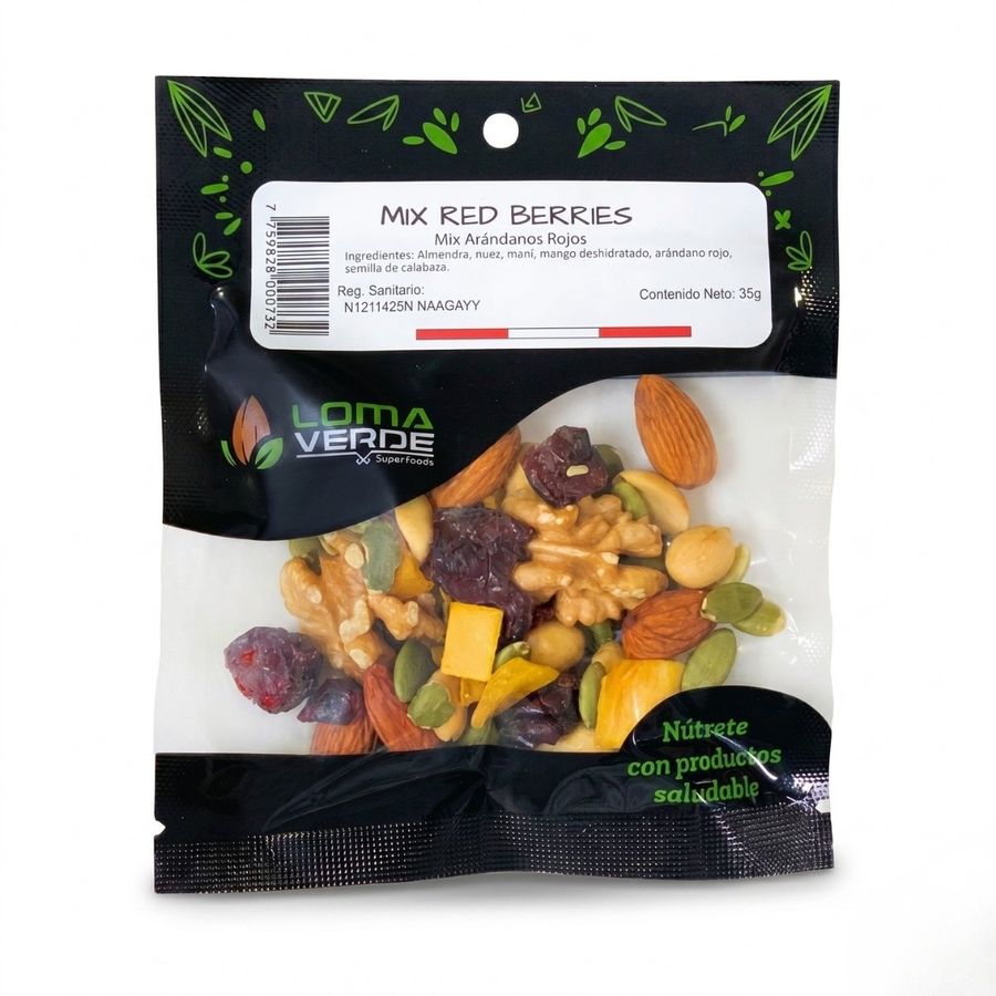 Granos Y Verdes Mix Red Berries 35gr