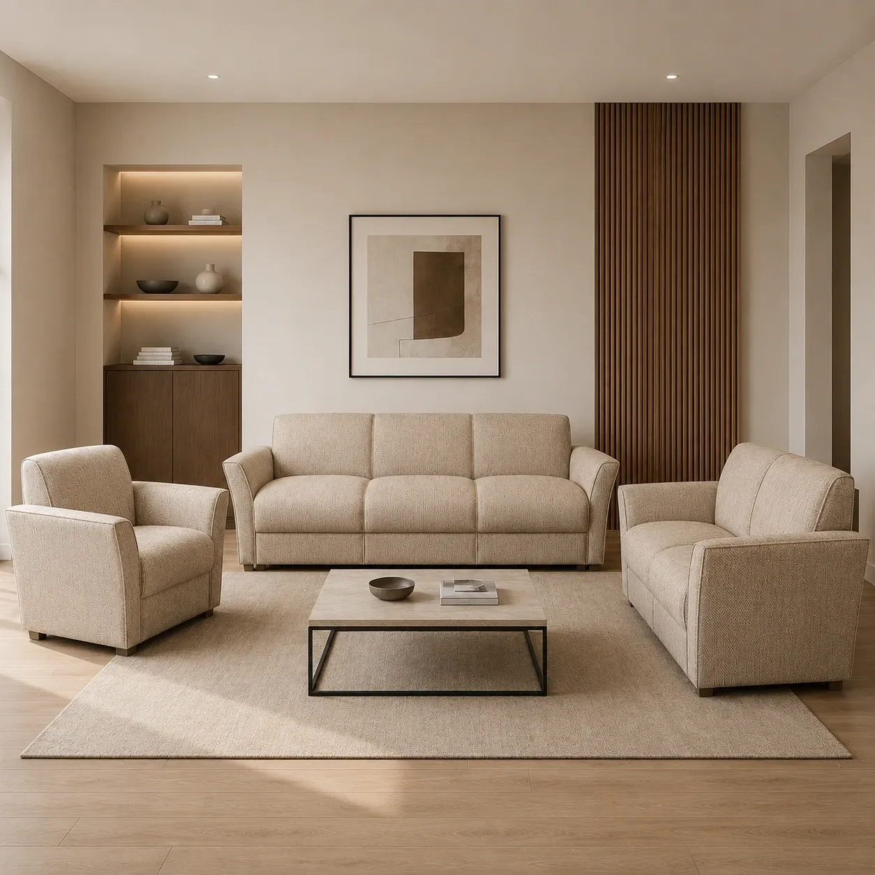 Elegantes Muebles De Sala Muebles De Sala De Estar De Lujo Moderno, Sofá De Cuero De