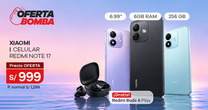 Oferta Bomba Xiaomi Redmi Note 17